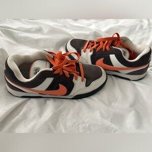 Nike SB Dunk 6.0 skate sneakers, 2007, size 10, orange/brown